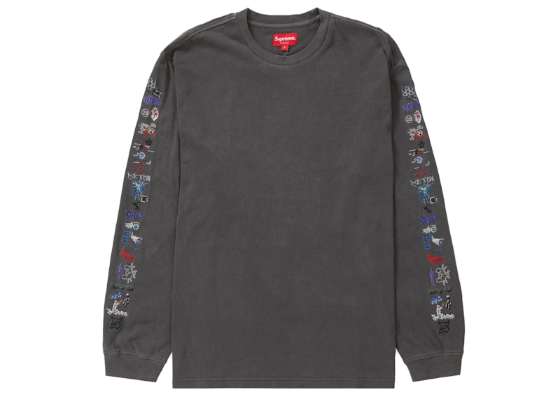 Supreme AOI Icons L/S Top Black