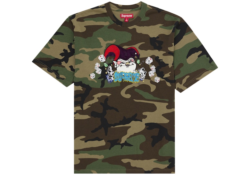 Supreme AOI Jester S/S Top Woodland Camo