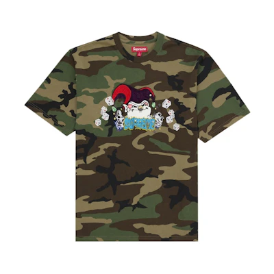 Supreme AOI Jester S/S Top Woodland Camo