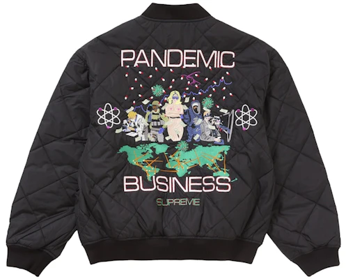 Supreme AOI Quilted Work Jacket Black Buy Supreme AOI Quilted Work Jacket Black
