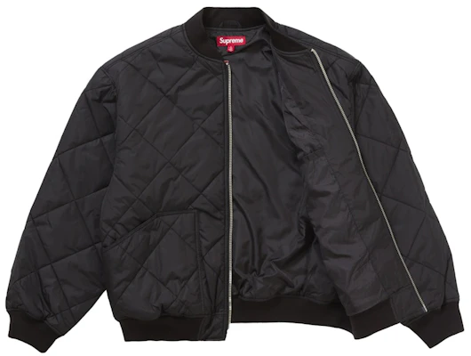 Supreme AOI Quilted Work Jacket Black Order Supreme AOI Quilted Work Jacket Black