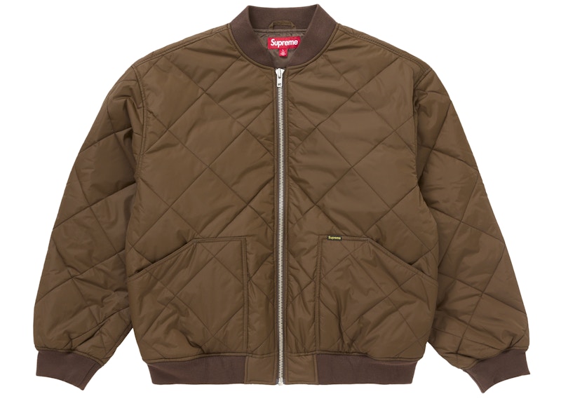 Supreme AOI Quilted Work Jacket Brown 圖 3