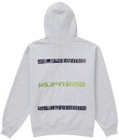 Supreme AOI Stacked Hooded Sweatshirt Ash Grey Supreme AOI Stacked Hooded Sweatshirt Ash Grey