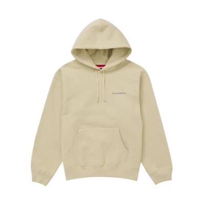 Supreme AOI Stacked Hooded Sweatshirt Dark Natural