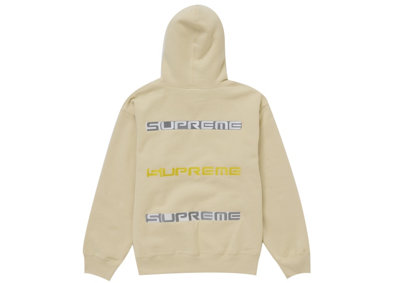 Order Supreme AOI Sudadera con Capucha Apilada Color Natural Oscuro