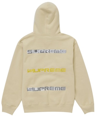 Supreme AOI Sudadera con Capucha Apilada Color Natural Oscuro Order Supreme AOI Sudadera con Capucha Apilada Color Natural Oscuro