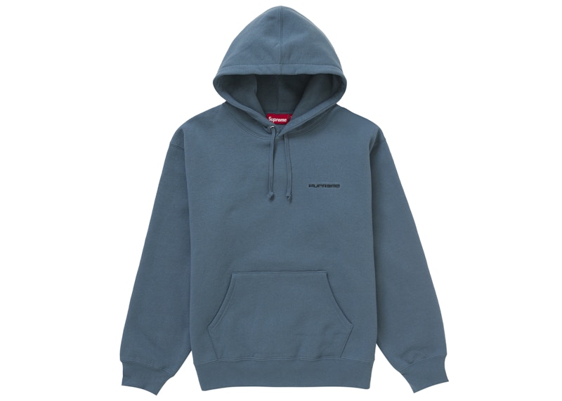 Supreme AOI Stacked Hooded Sweatshirt Slate 圖 2