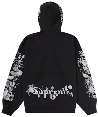 Supreme AOI Zip Up Hooded Sweatshirt Black Order Supreme AOI Zip Up Hooded Sweatshirt Black