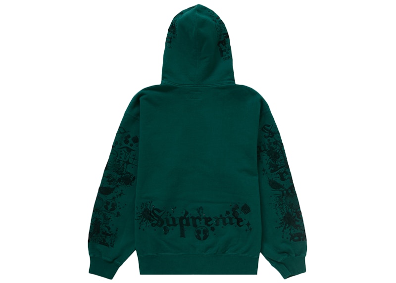 Supreme AOI Zip Up Hooded Sweatshirt Teal 圖 2
