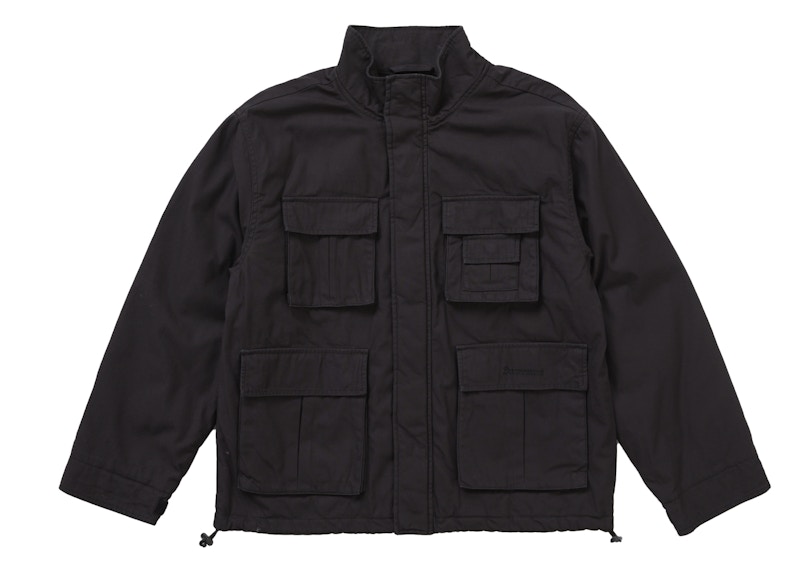 Supreme Aphex Twin Alpha Industries Cargo Jacket Black 圖 3