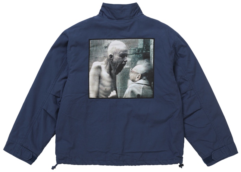 Buy Supreme Raglan Utility Jacket Navy - Novelship