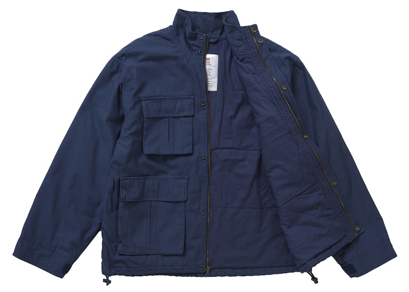 Supreme Aphex Twin Alpha Industries Cargo Jacket Navy 圖 2