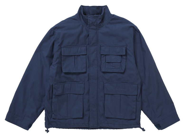 Supreme Aphex Twin Alpha Industries Cargo Jacket Navy 圖 3