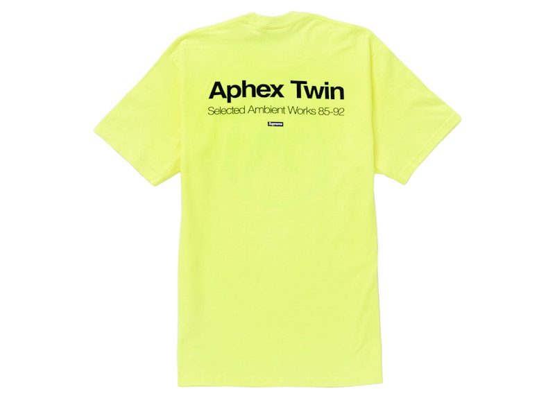 Supreme Aphex Twin Ambient Works Tee Fluorescent Yellow 圖 2