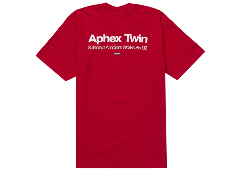 Supreme Aphex Twin Ambient Works Tee Red 圖 2