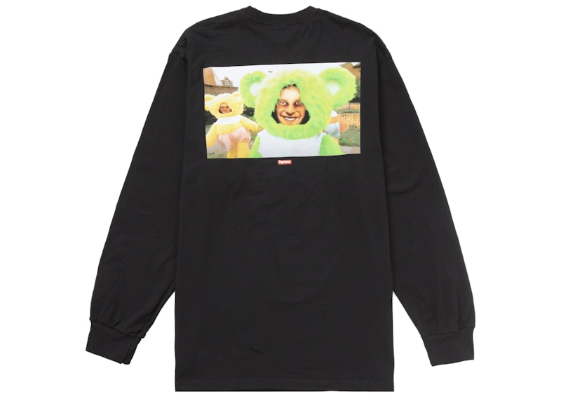 Supreme Aphex Twin Donkey Rhubarb L/S Tee Black