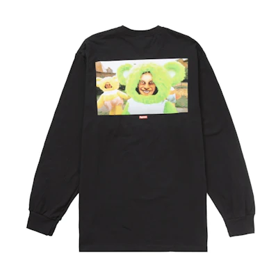 Supreme Aphex Twin Donkey Rhubarb L/S Tee Black
