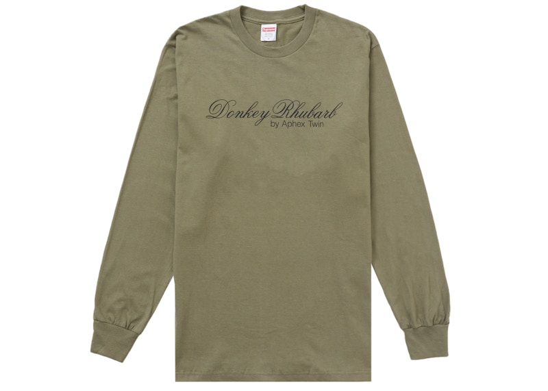 Supreme Aphex Twin Donkey Rhubarb L/S Tee Olive 圖 2