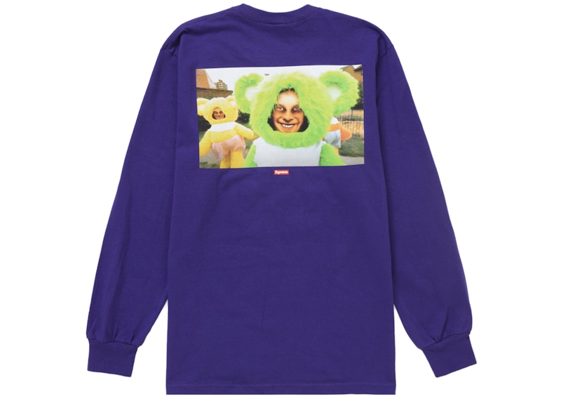 Supreme Aphex Twin Donkey Rhubarb L/S Tee Purple