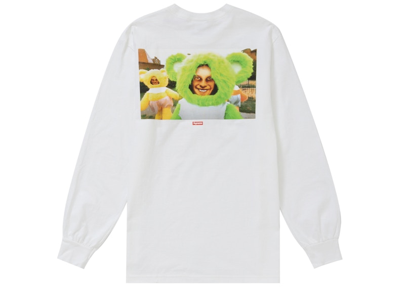Supreme Aphex Twin Donkey Rhubarb L/S Tee White