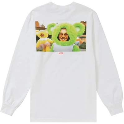 Supreme Aphex Twin Donkey Rhubarb 长袖T恤 白色 Buy Supreme Aphex Twin Donkey Rhubarb 长袖T恤 白色