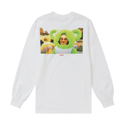 Supreme Aphex Twin Donkey Rhubarb L/S Tee White
