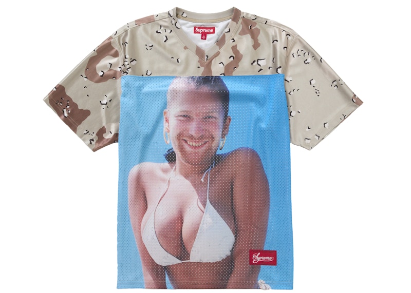 Supreme Aphex Twin Football Jersey Chocolate Chip Camo