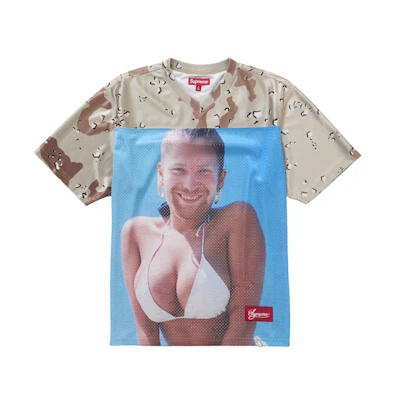 Supreme Aphex Twin Football Jersey Chocolate Chip Camo