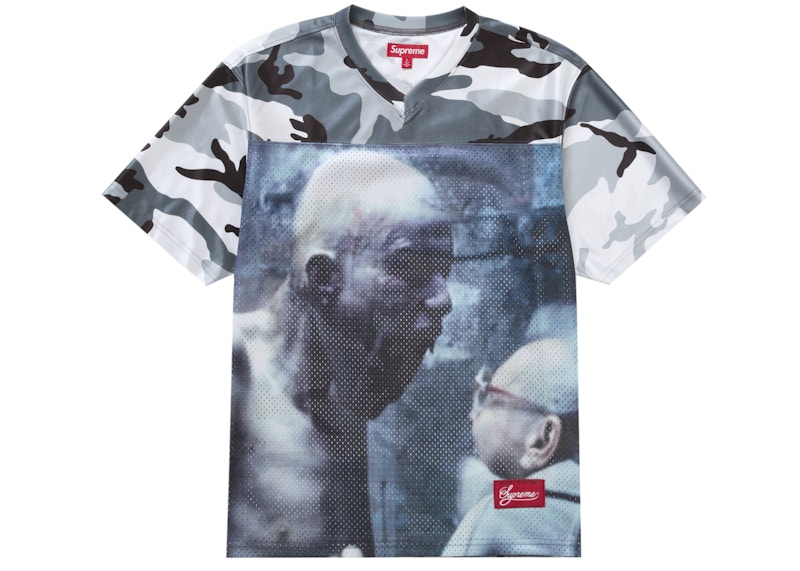 Supreme Aphex Twin Football Jersey Snow Camo