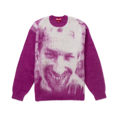 Supreme Aphex Twin Mohair Sweater Fuchsia
