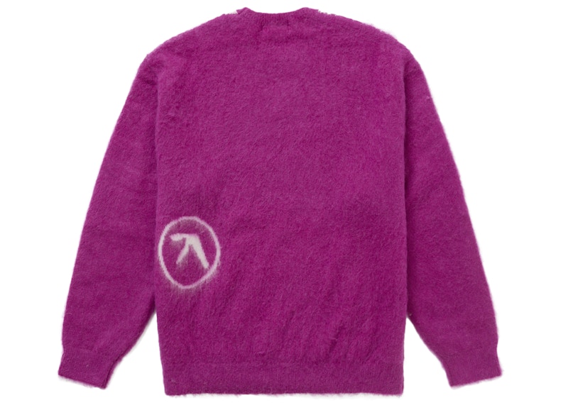 Supreme Aphex Twin Mohair Sweater Fuchsia 圖 2