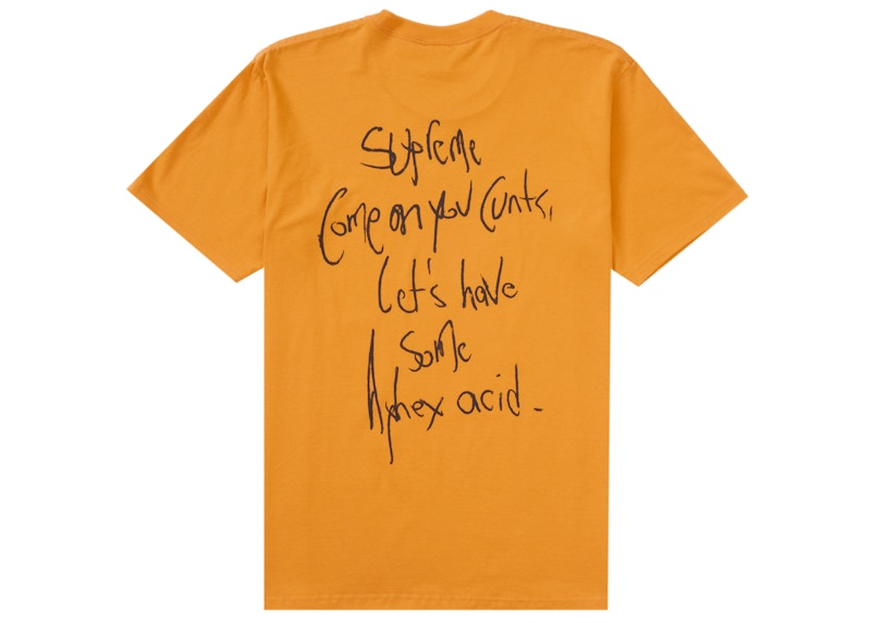 Supreme Aphex Twin Windowlicker Tee Orange 圖 2
