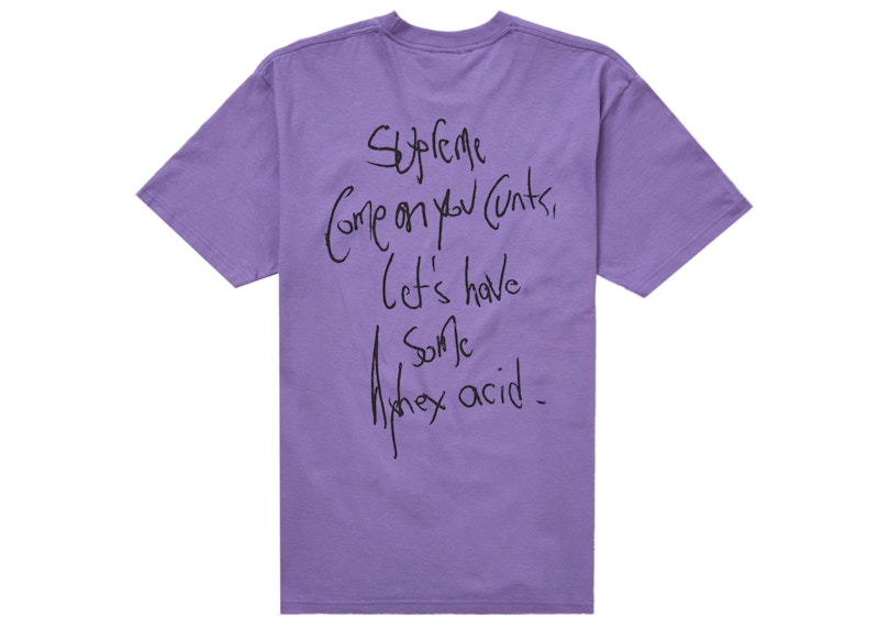 Supreme Aphex Twin Windowlicker Tee Purple 圖 2