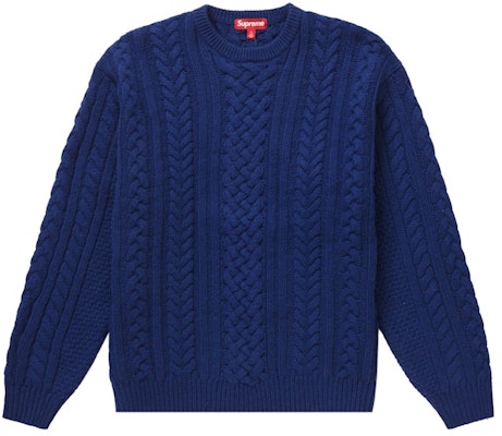 Supreme 海军蓝绳编针织毛衣 Buy Supreme 海军蓝绳编针织毛衣