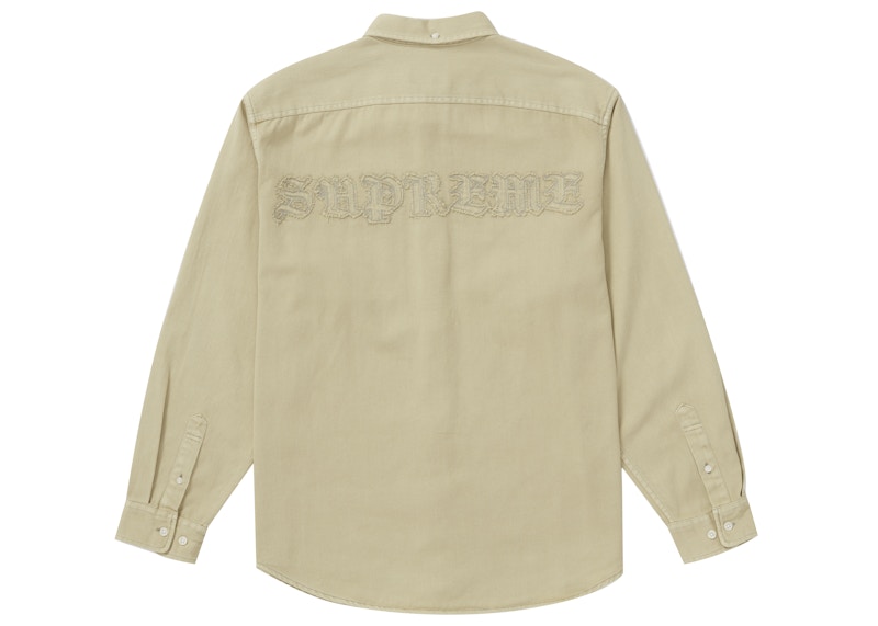 Buy Supreme 贴花牛仔衬衫 天然色