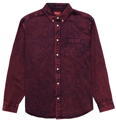 Supreme Appliqué Denim Shirt Purple Order Supreme Appliqué Denim Shirt Purple