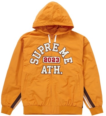 Supreme Appliqué Jaket Track Hoodie Oranye Buy Supreme Appliqué Jaket Track Hoodie Oranye