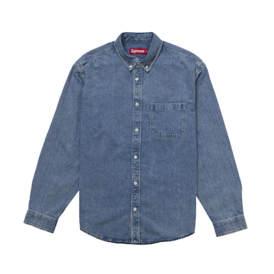 Supreme Applique Denim Shirt Indigo