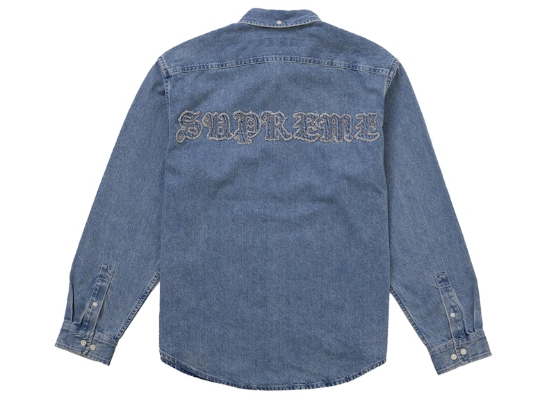 Order Camisa Vaquera Supreme Applique Indigo.