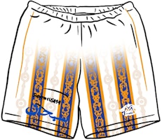 Supreme Arabic Logo Soccer Short White Supreme Arabic Logo Soccer Short White