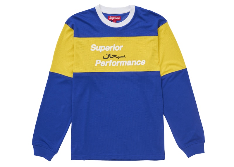 Buy Supreme 阿拉伯網布長袖上衣 皇家藍