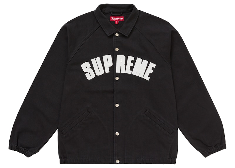 Buy シュプリーム アーク デニム コーチジャケット (SS25) ブラック