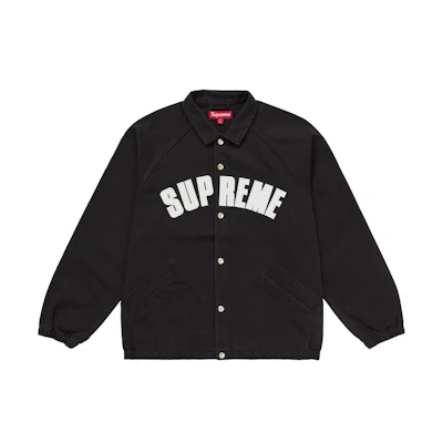 Supreme Arc Denim Coaches Jacket (SS25) Black