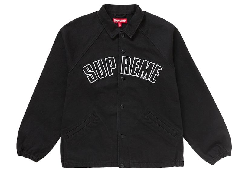 Supreme Arc Denim Coaches Jacket Black