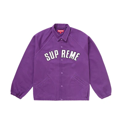 Supreme Arc Denim Coaches Jacket Purple