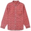 Buy Supreme Arc Jacquard Denim Shirt Red