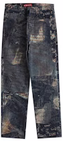 Supreme Archive Denim Jacquard Regular Jean Blue Supreme Archive Denim Jacquard Regular Jean Blue