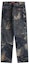 Buy Supreme Arkib Denim Jacquard Regular Jean Biru