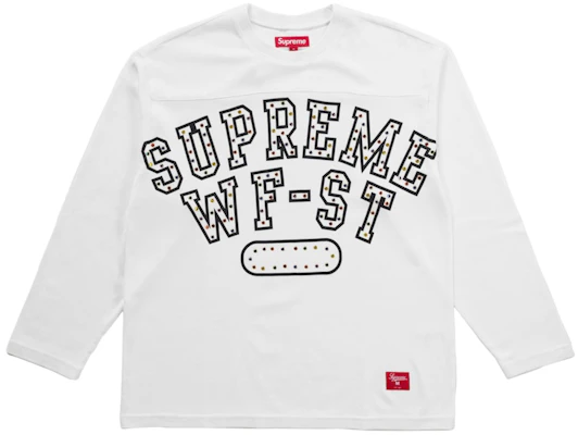 Supreme Athletic Studded L/S Top White Buy Supreme Athletic Studded L/S Top White