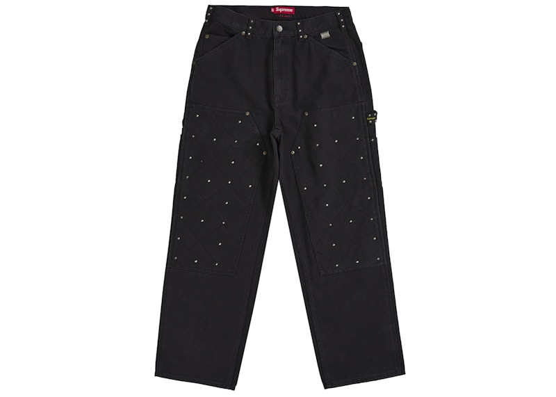Supremeダブルニーペインターパンツ (黒) を購入 - Novelship
